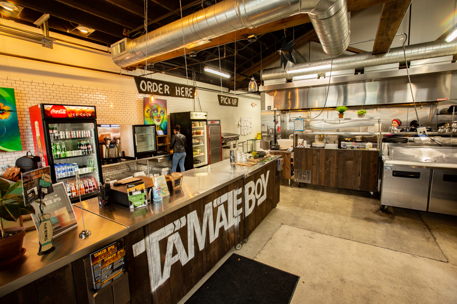Tamale boy order counter