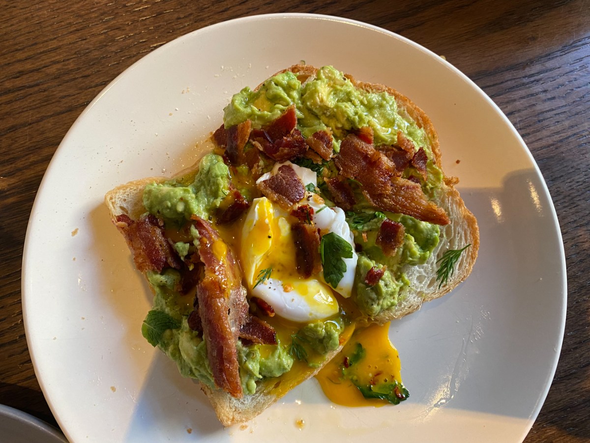 daily gather avocado toast