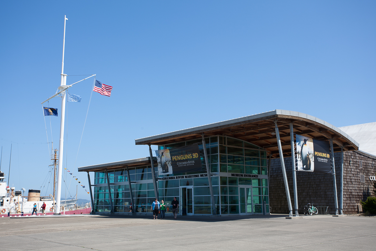 Columbia River Maritime Museum located in Astoria, OR.