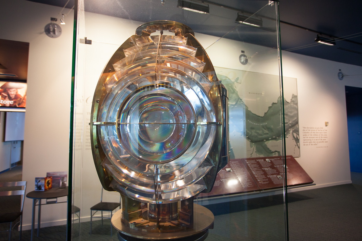 A retired lighthouse Fresnel Lens