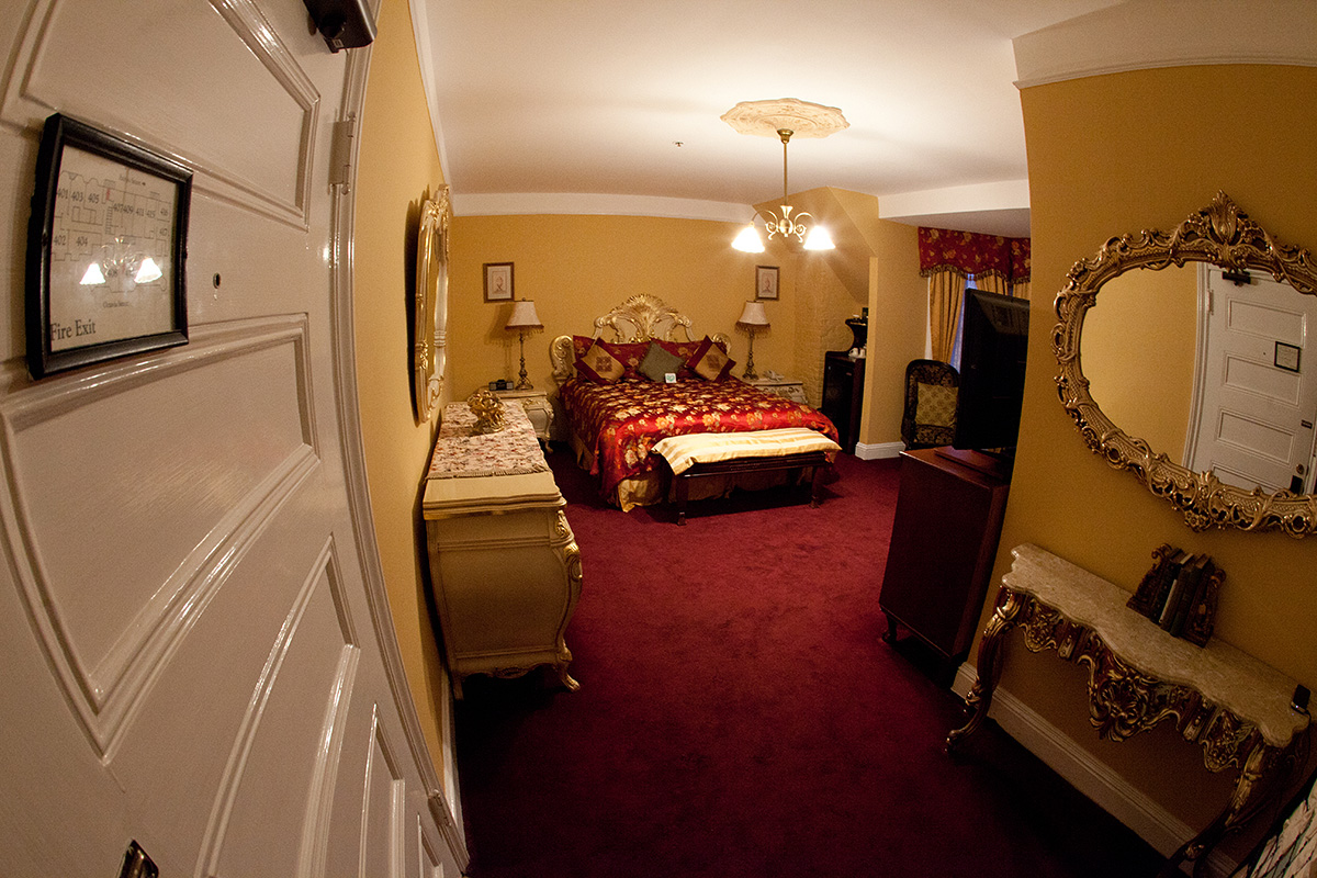The Mary Lake Suite, Room 410. Stay here if you dare.