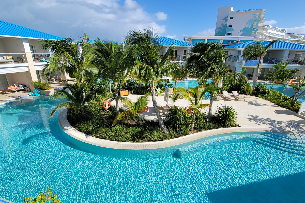 Great view from our balcony.