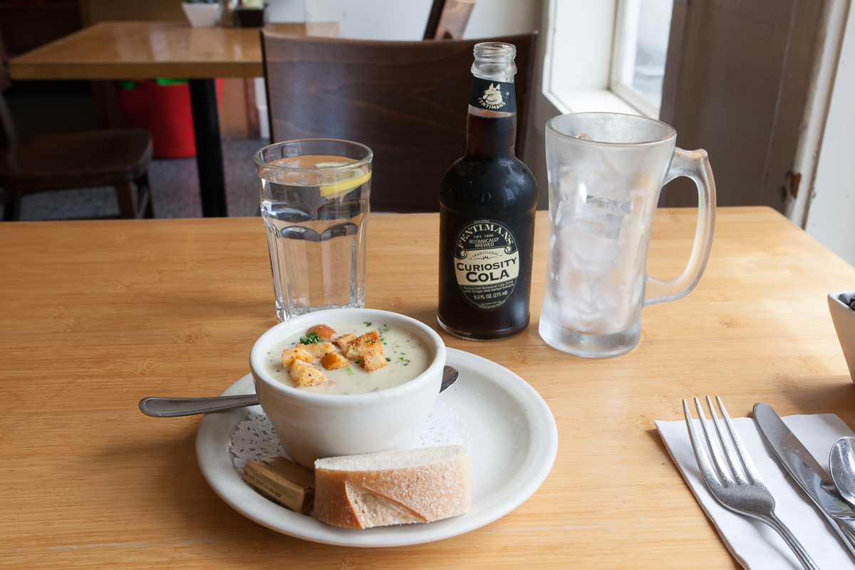 Their award winning Clam Chowder.