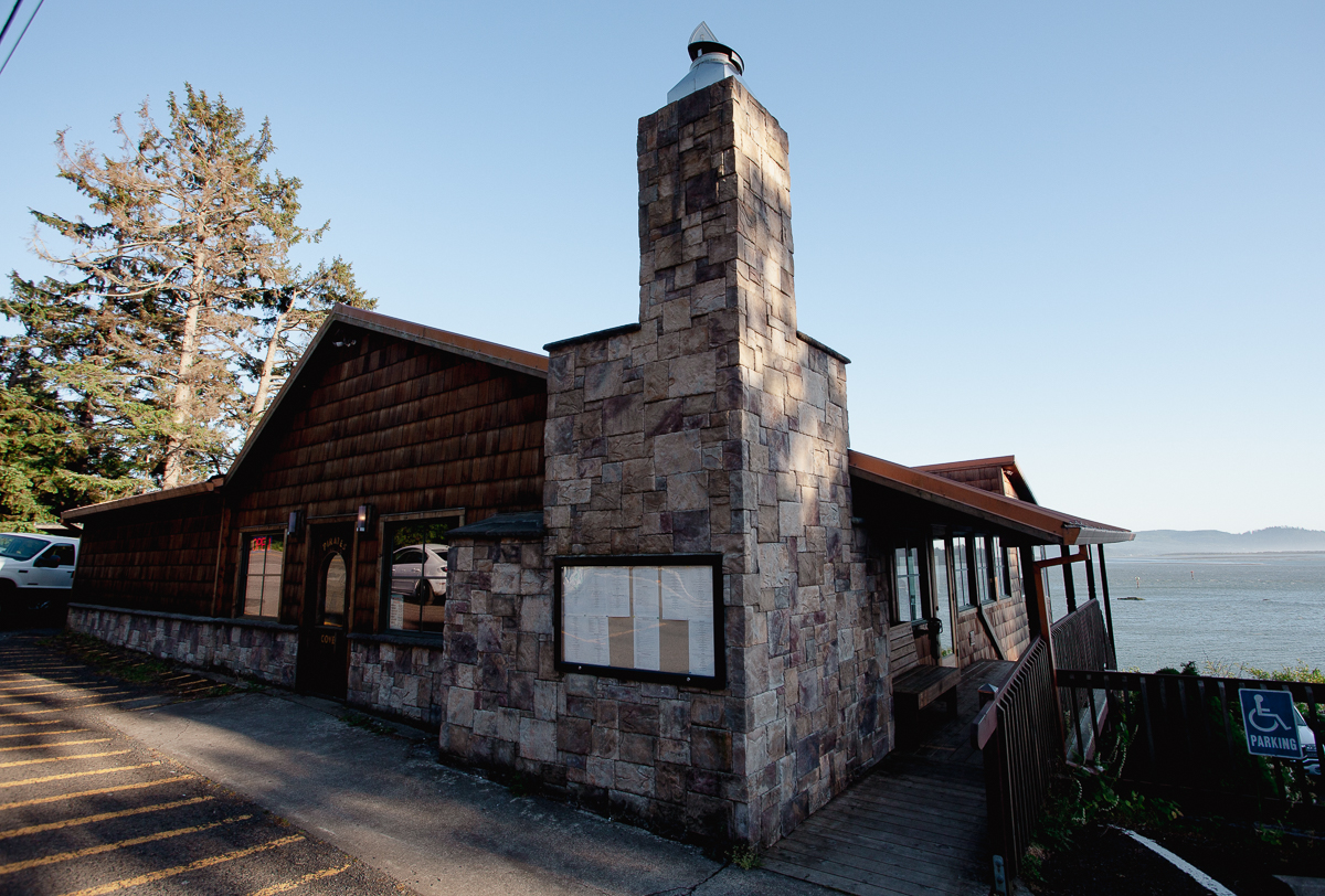 Pirate's Cove located on Tillamook Bay in Garibaldi, OR.