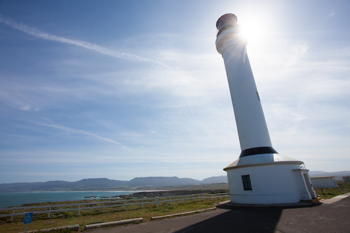 The lighthouse is 115' tall and is open to guests.