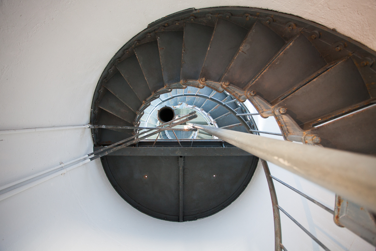 It takes 145 steps to reach the top of the lighthouse.