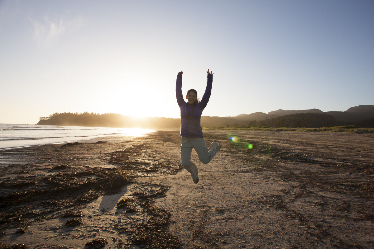 Lesa was definitely pleased with our adventure.