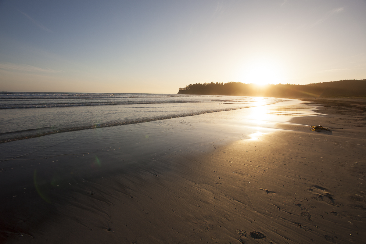 Amazing sunsets on the beach.