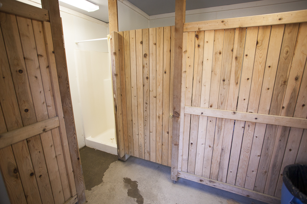 The Hobuck Beach Resort shower was pretty minimal.