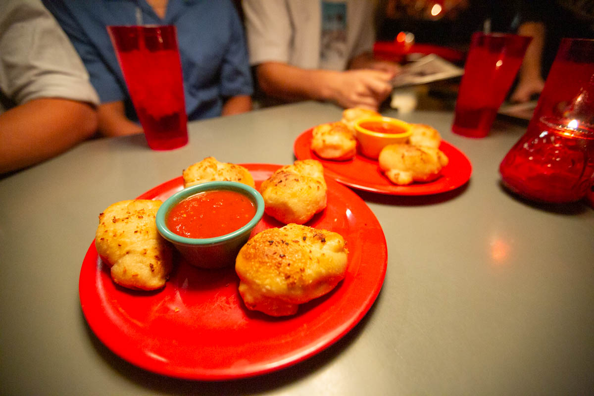 The garlic knots at Home Slice Pizza in Austin, Texas