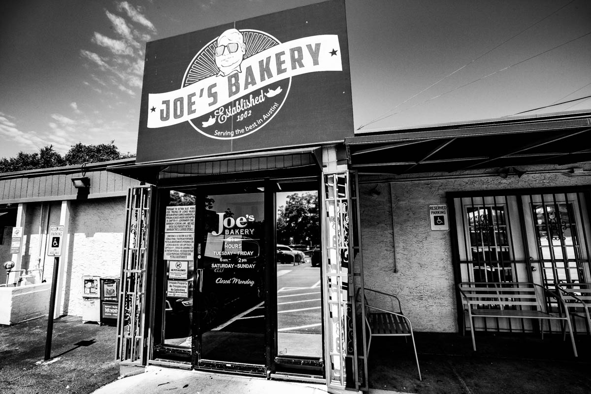 Street view of Joe's Bakery & Coffee Shop