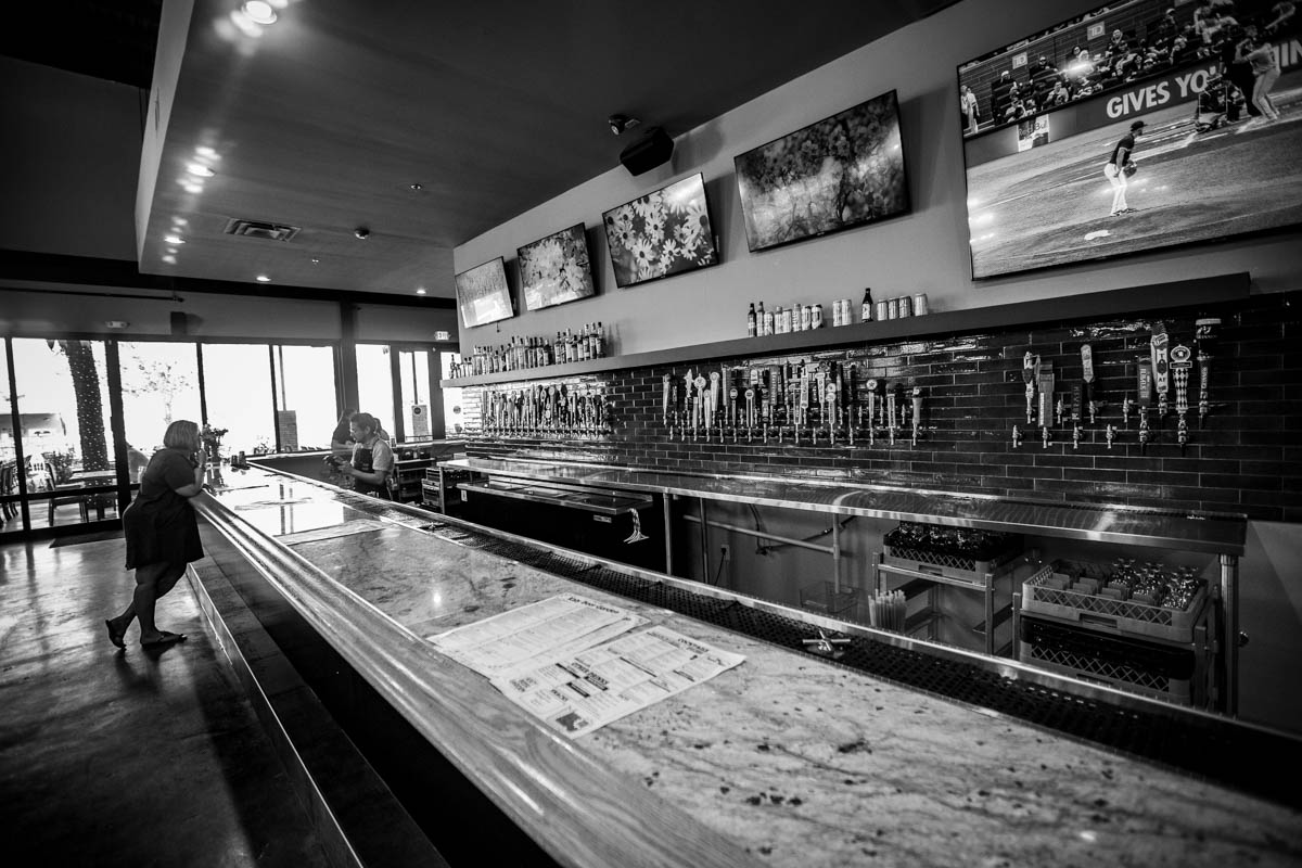 Beer tap at Katy Beer Garden