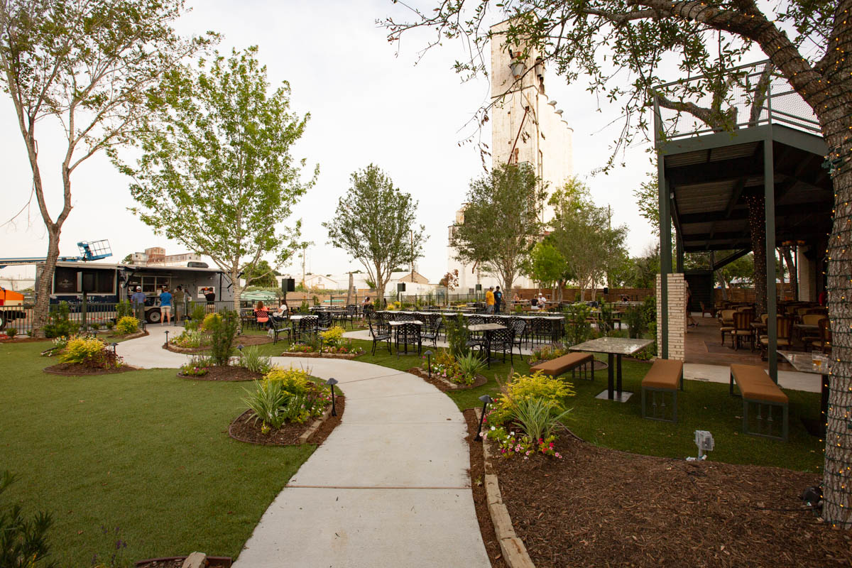 Katy Beer Garden Lawn area