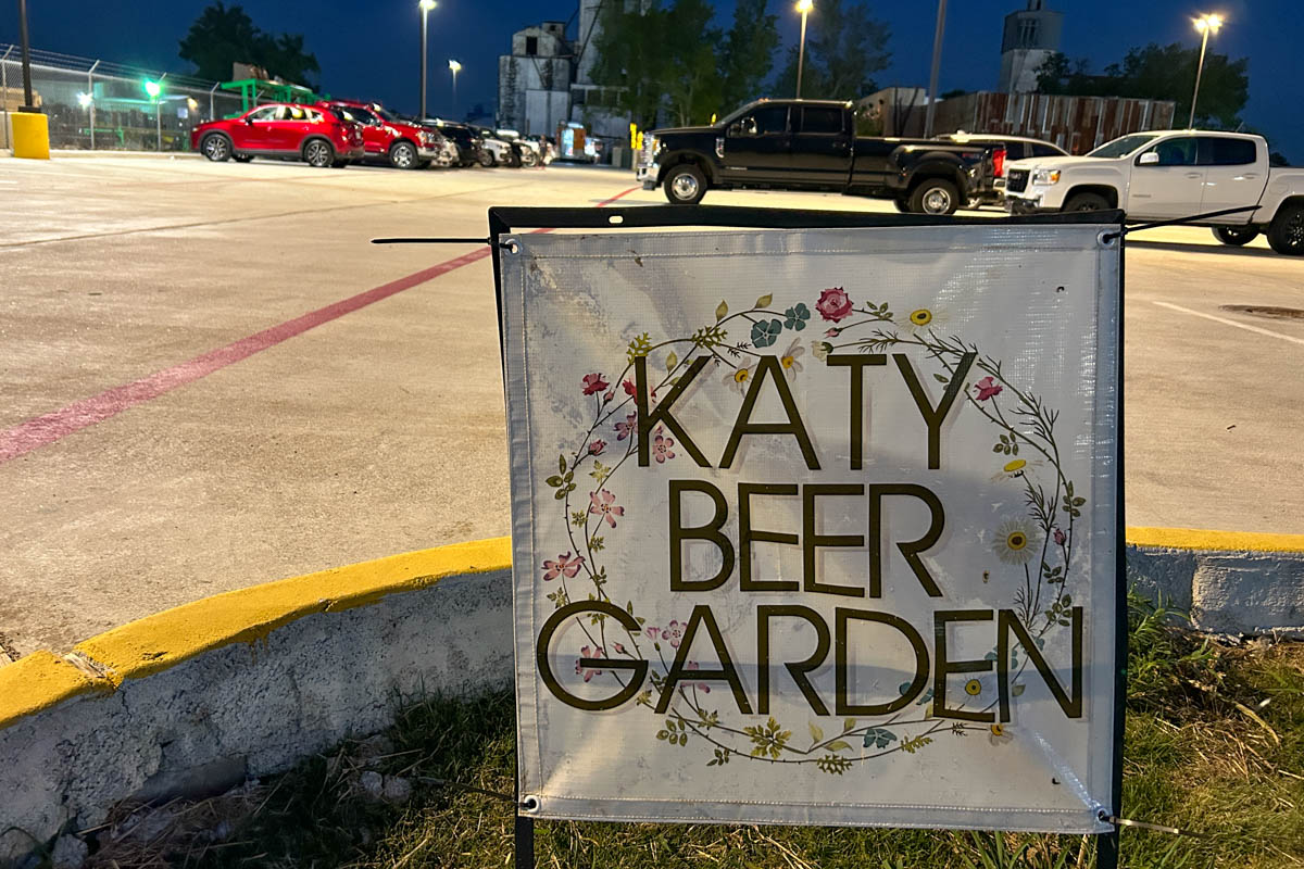 Katy Beer Garden Sign