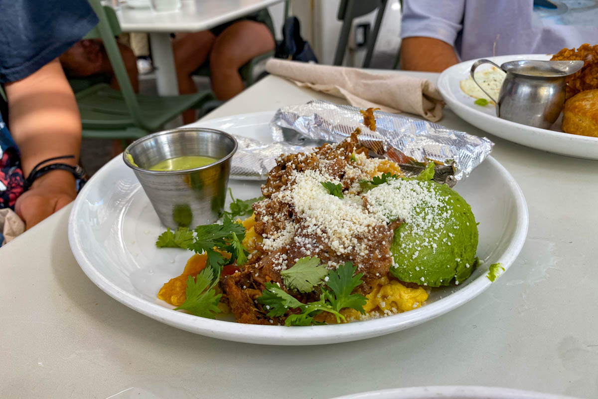 Migas at Paperboy in Austin, TX