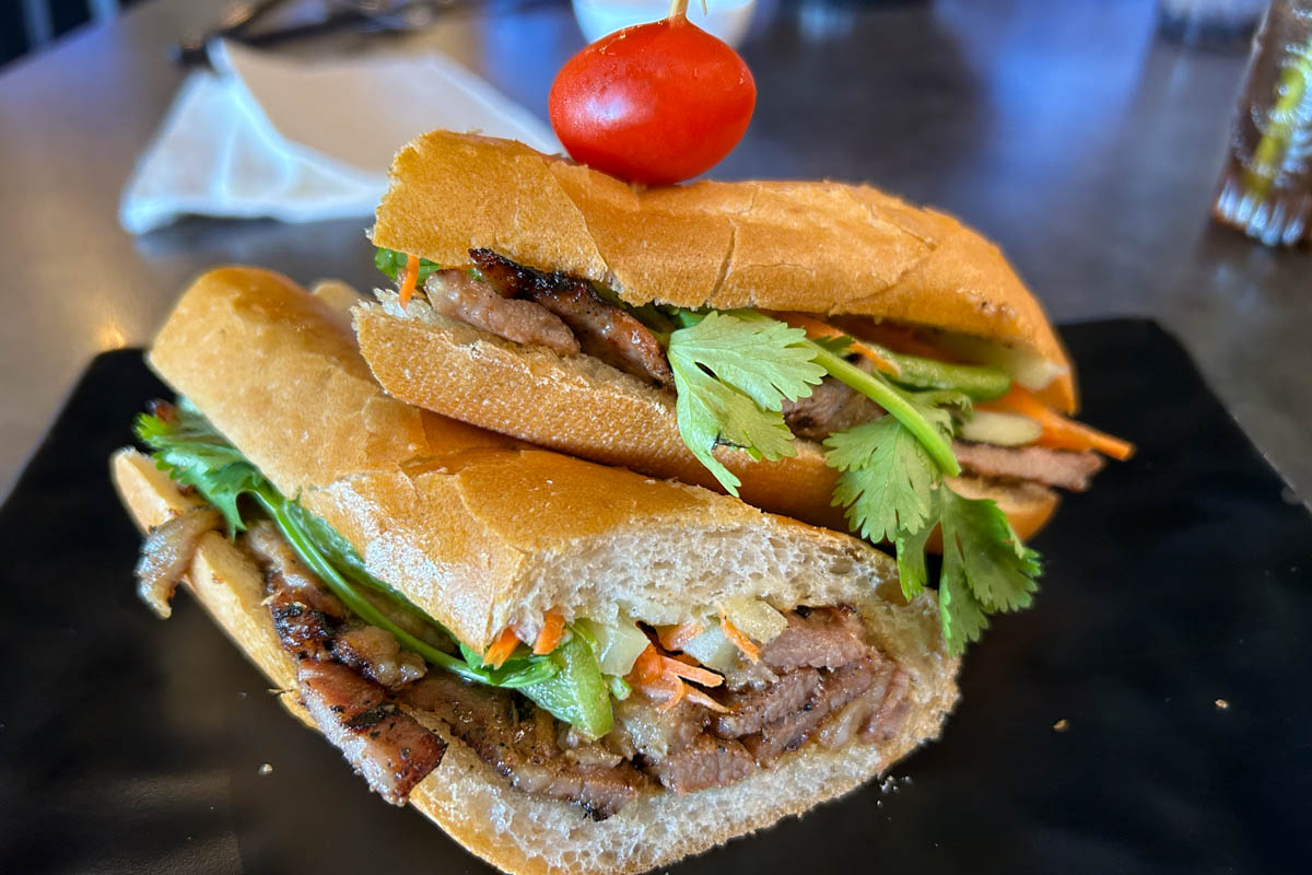 Grilled Pork Banh Mi Sandwich