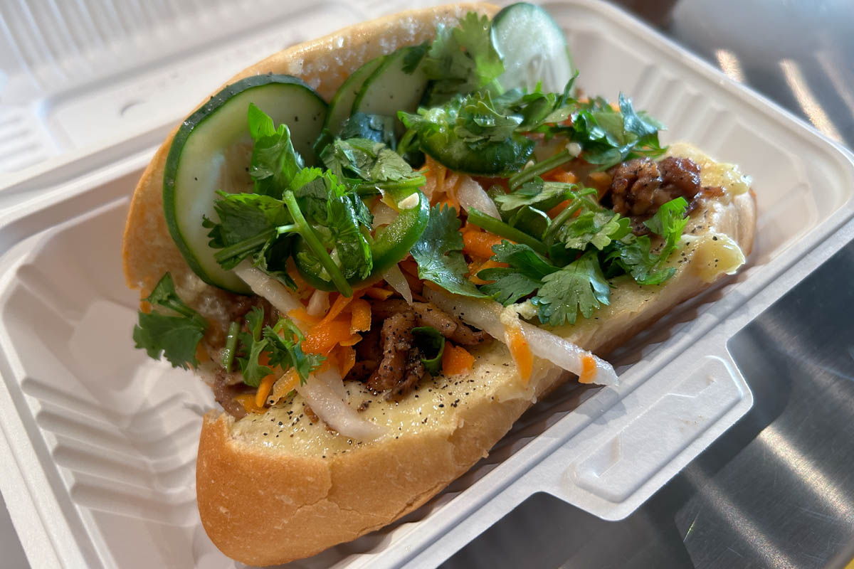 BBQ Chicken Banh Mi at Big Boss Bánh Mi