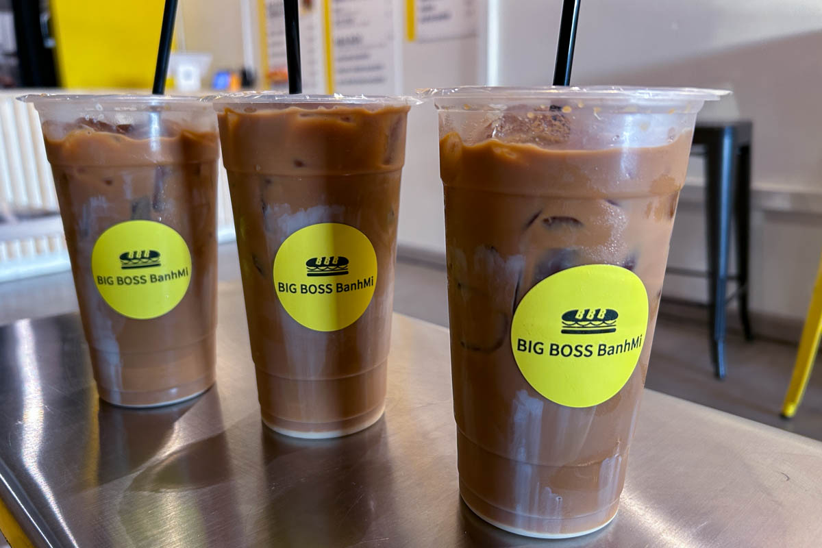 Vietnamese Coffee at Big Boss Bánh Mi