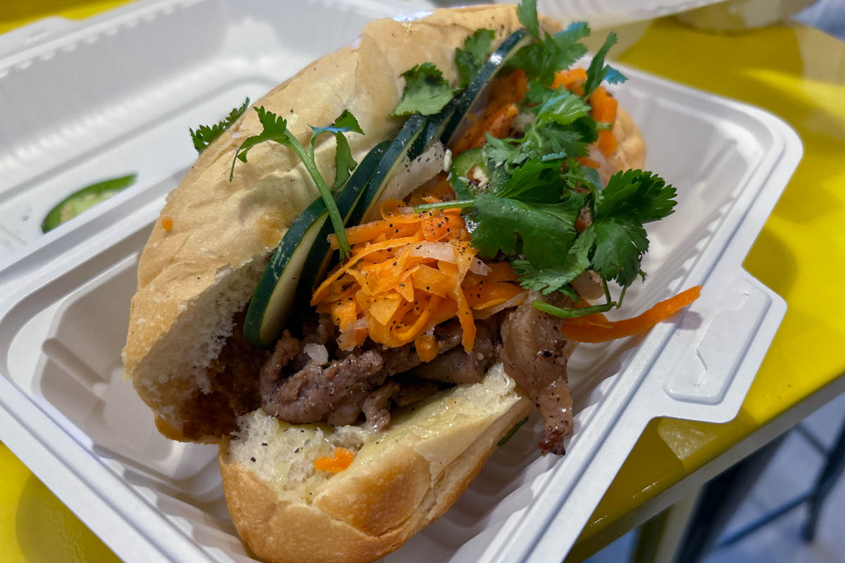Grilled Pork Banh Mi at Big Boss Bánh Mi